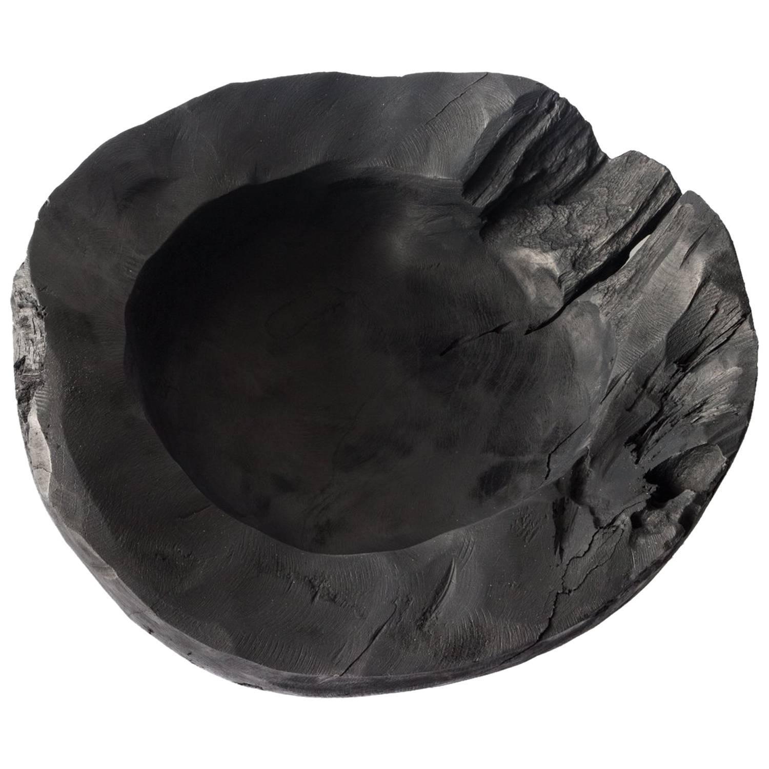Hand-Carved Reclaimed Wood Bowl by Lukas Machnik For Sale