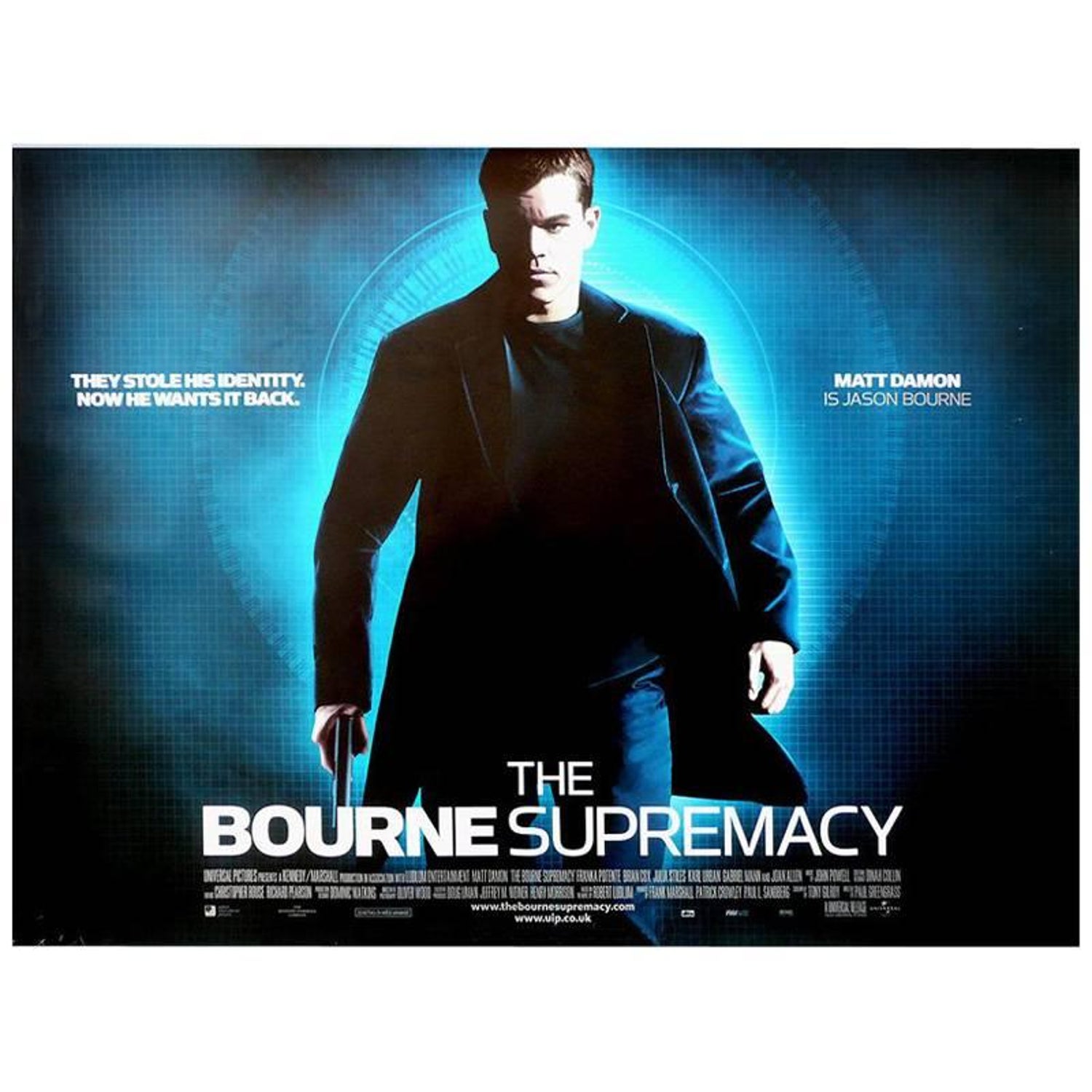 The Bourne Supremacy", Film Poster, 2004 For Sale at 1stDibs