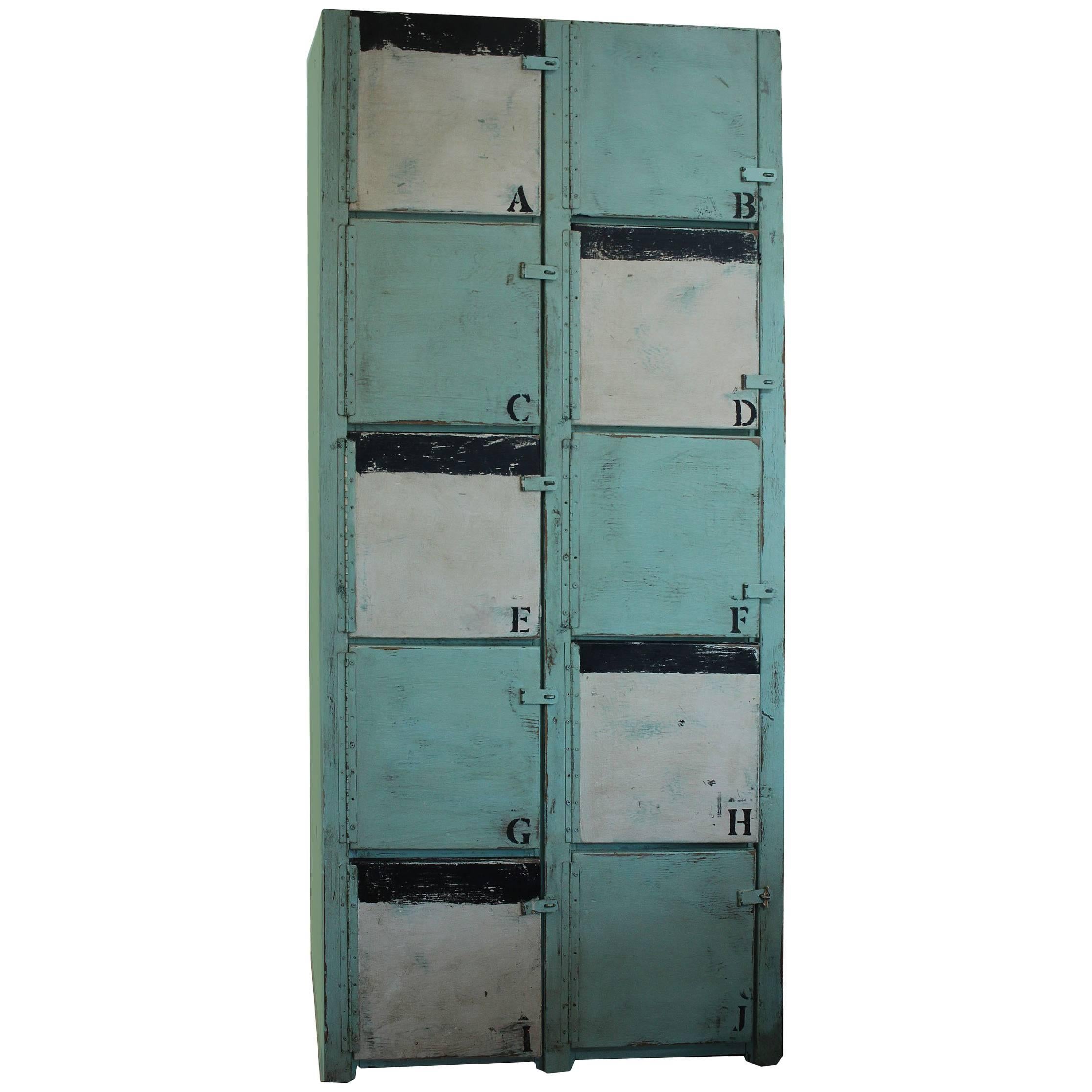 Antique Bowling Alley Lockers