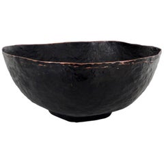 Hand-Hammered Copper Sculptural Bowl by HVNTER GVTHERER Poros Series