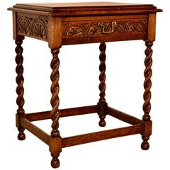 19th Century English Carved Side Table