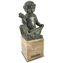 Seated Faun Bronze, Marcel-Andre Bouraine, circa 1930 12