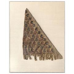 Framed Pre-Columbian Textile Fragment 9