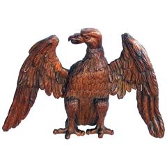Exceptional American 19th Century Folk Art Wood Carving of an American Eagle 12