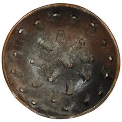 Unusual Raku Fired Earthenware Bowl with Applied Fanciful Animals 4