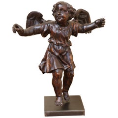 18th Century Carved Angel