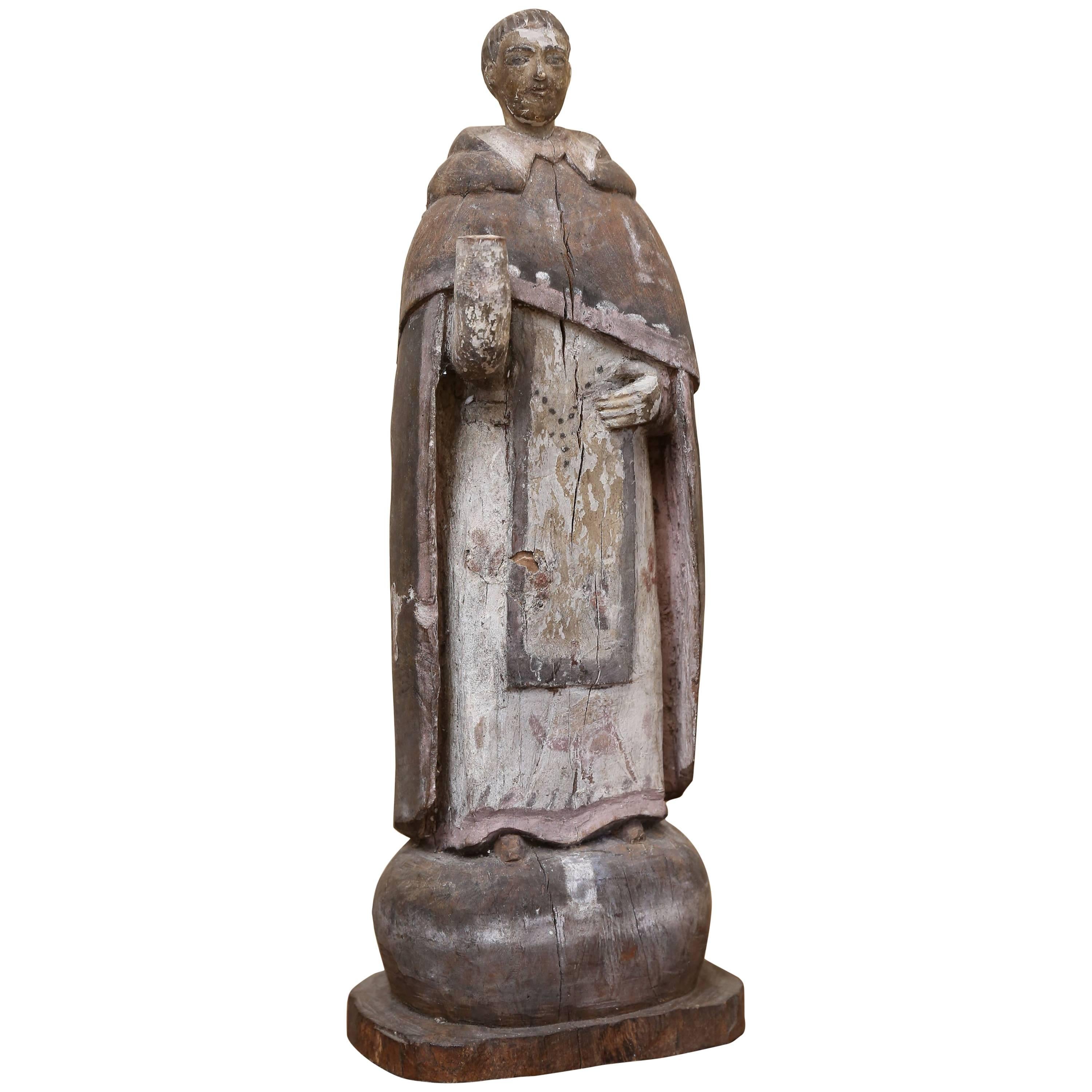 17th Century Religious Figure For Sale