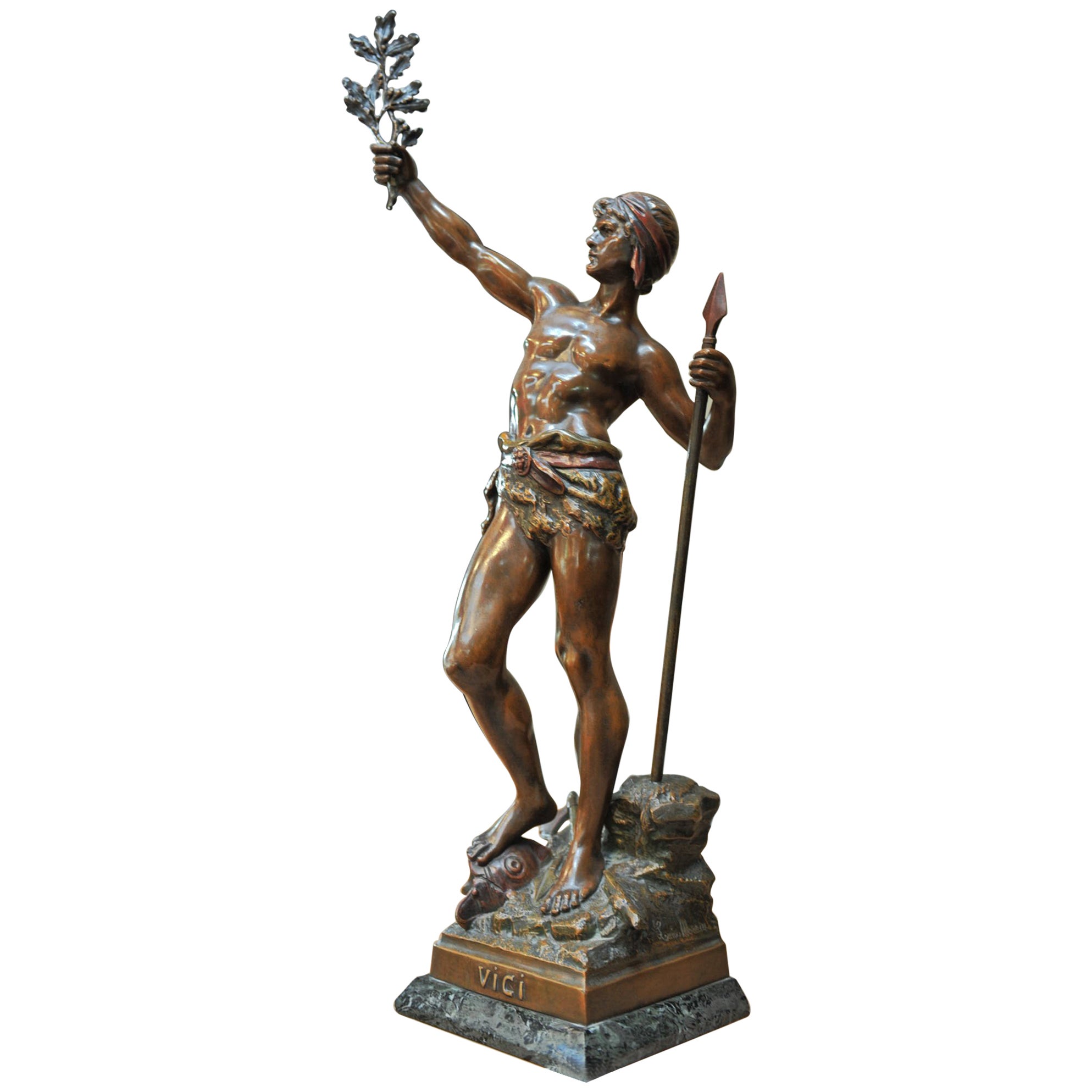19th Century Man Statue "VICI " by Louis Moreau at 1stDibs | louis moreau  sculpture, louis moreau sculpteur, louis moreau bronze