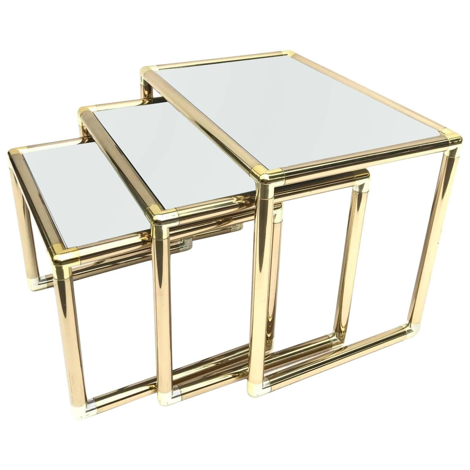 Italian 1960s Vintage Nesting Tables For Sale