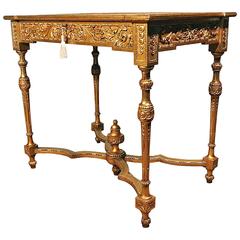 Exhibition Quality 19th Century Giltwood Trollope & Sons Bijouterie Table