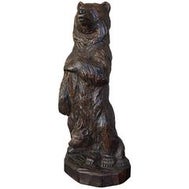 A Carved Black Forest Antique Owl of Exceptional Size at 1stdibs