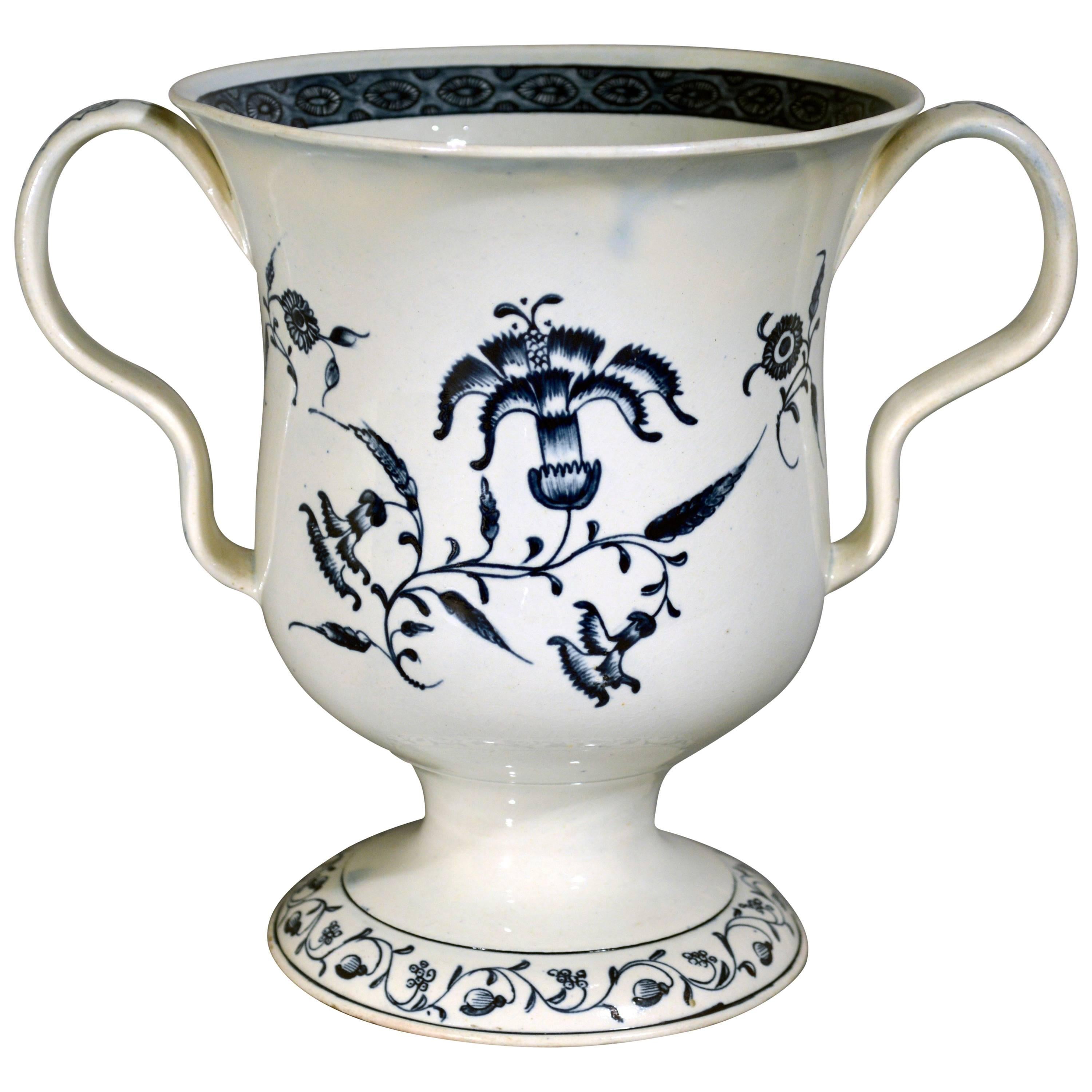 English Pottery Pearlware Large Loving Cup, circa 1820