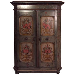 19th Century Country House Wardrobe Germany dated 1822