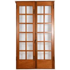 Antique French Doors with Cremone Bolt and Jamb