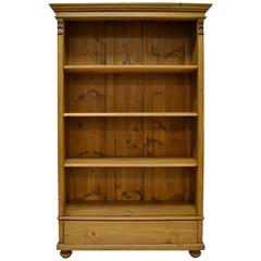 Vintage Pine Open Bookcase