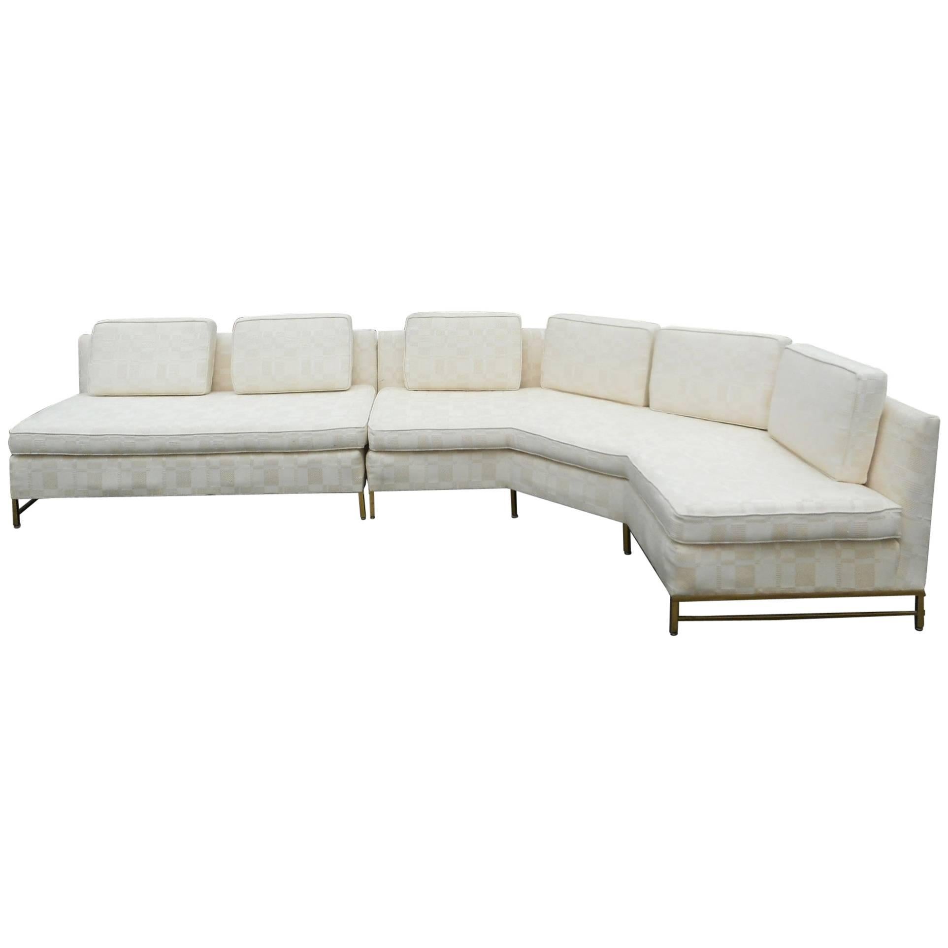 Impressive Two-Piece Mid-Century Modern Sofa by Paul McCobb for Directional