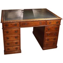 19th Century Mahogany Partner Desk