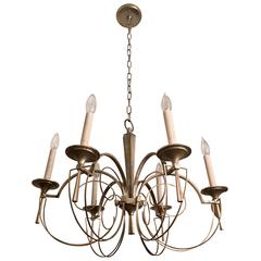 Sciolari Italian Regency Silver 1960s Chandelier 3
