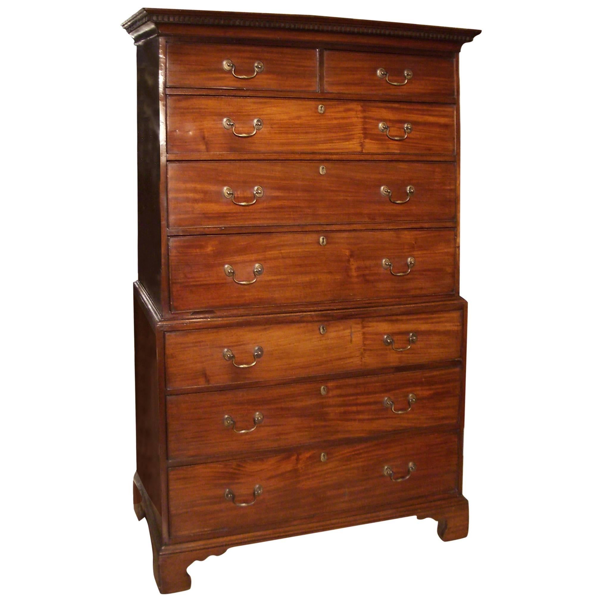 18th Century Georgian Mahogany Chest of Drawers