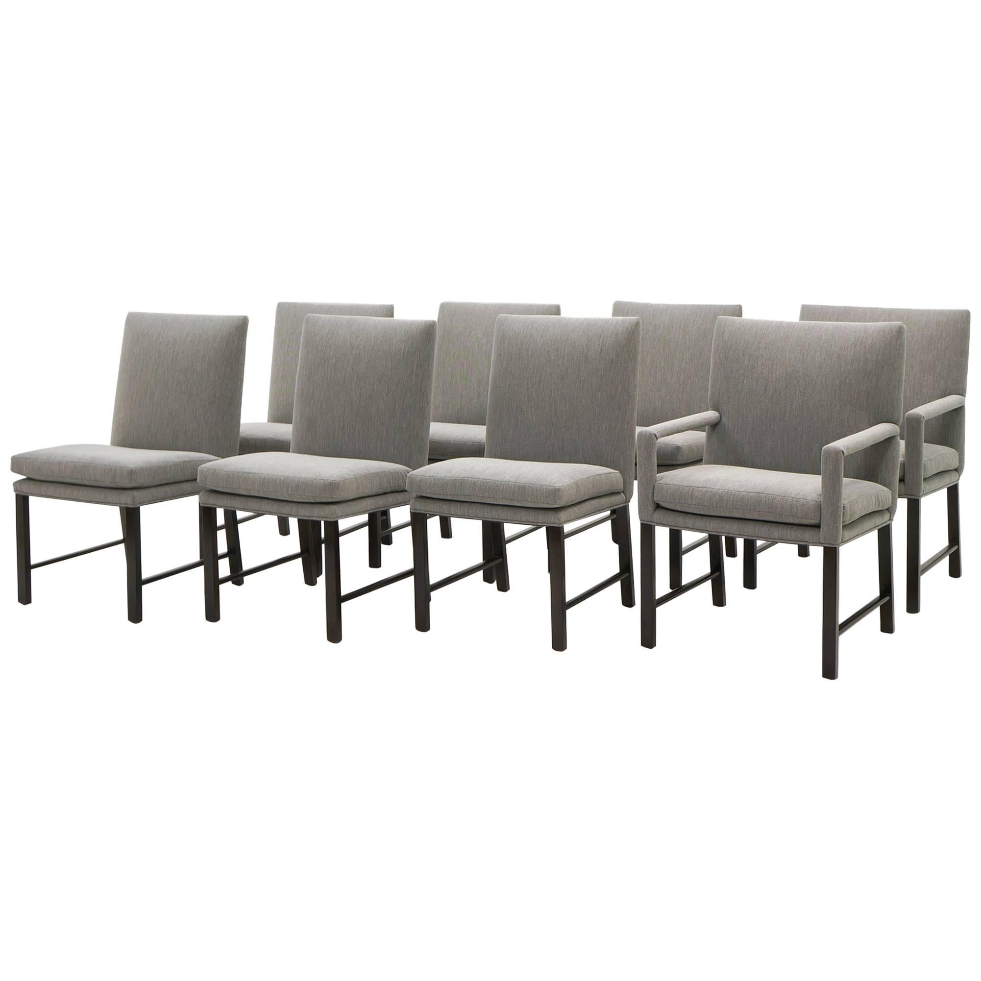 Paul Evans for Directional Set of Eight Dining Chairs