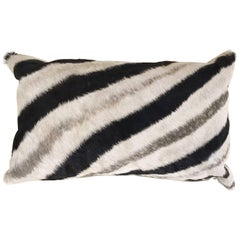 Zebra Hide Baguette Pillow