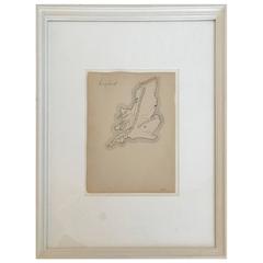 19th Century Schoolboy Map of England 3