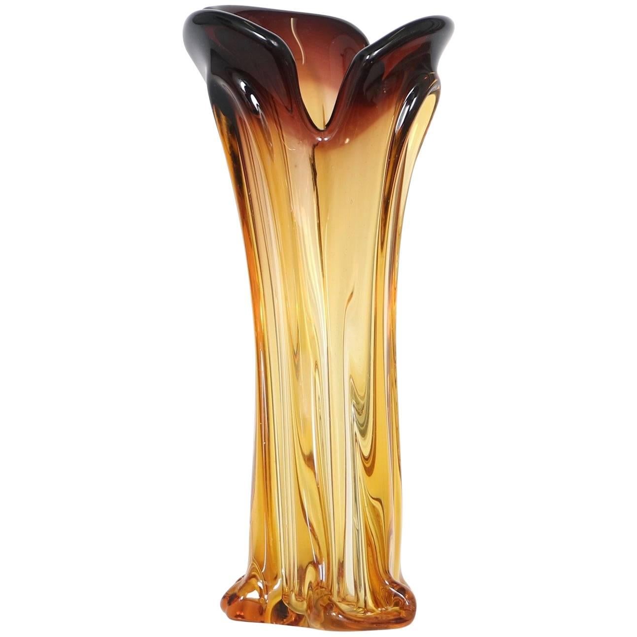 Large Murano Glass Vase by Seguso