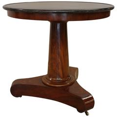 19th Century French Empire Mahogany Side Table 7