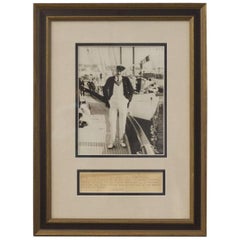 Original Press Photo Showing King of Denmark