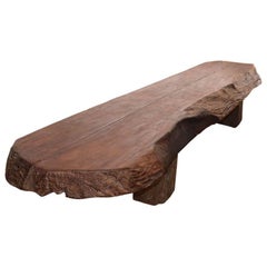 Andrianna Shamaris Natural Teak Wood Coffee Table or Bench