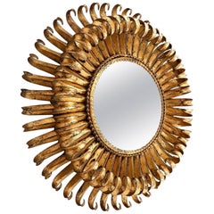 Gilt Sunburst Mirror, 1960