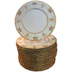 Set of 18 Antique Tiffany Hand-Painted Accent Plates 3