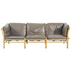 Llona Sofa in Patinated Leather by Norell