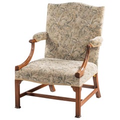 George III Period Mahogany Gainsborough Chair