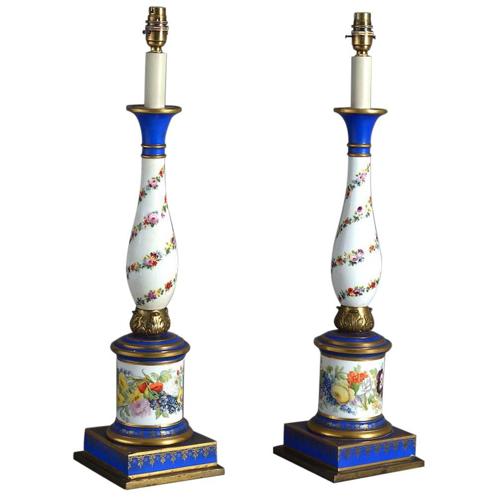 Pair of Porcelain Lamps