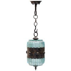 Poliarte Pendant Light, 1960s with Bronze Details 9
