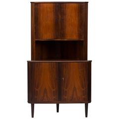 Danish Corner Cabinet Danish Corner Cabinet