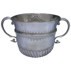 Queen Anne Britannia Silver Porringer