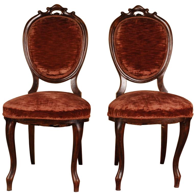19th Century Louis Philippe French chairs at 1stdibs