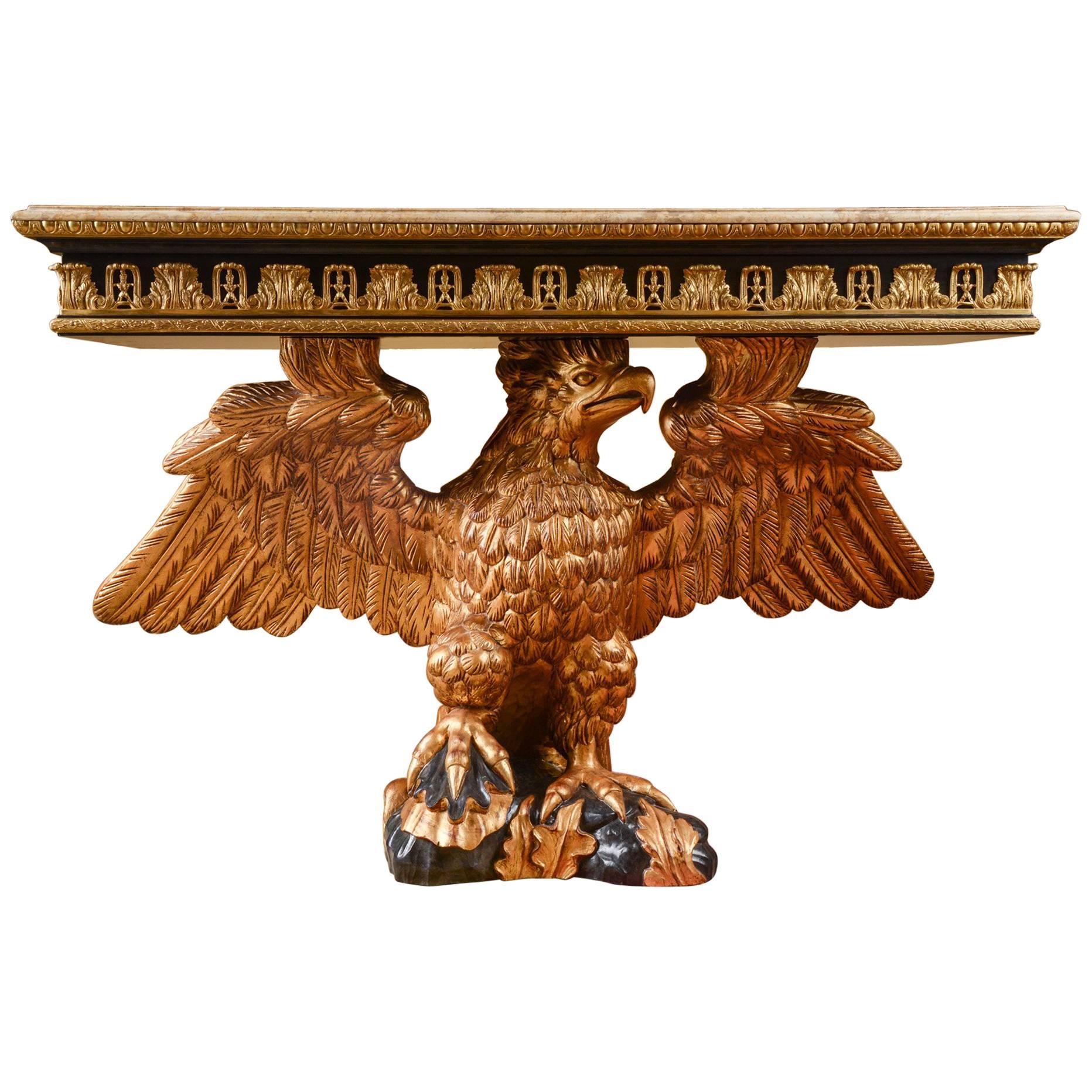 20th Century Eagle Console Table According to a Design by William Kent