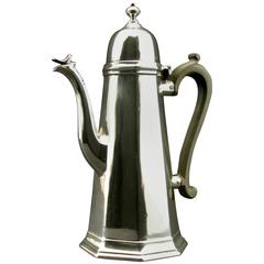 Very Good George I Style Sterling Silver Coffee Pot, Edinburgh, 1909 7