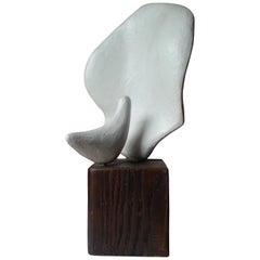 Expressive Plaster Sculpture of Bird signed by Irene Friedman, 1955