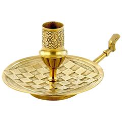 Jugendstill Candleholder in Brass 1