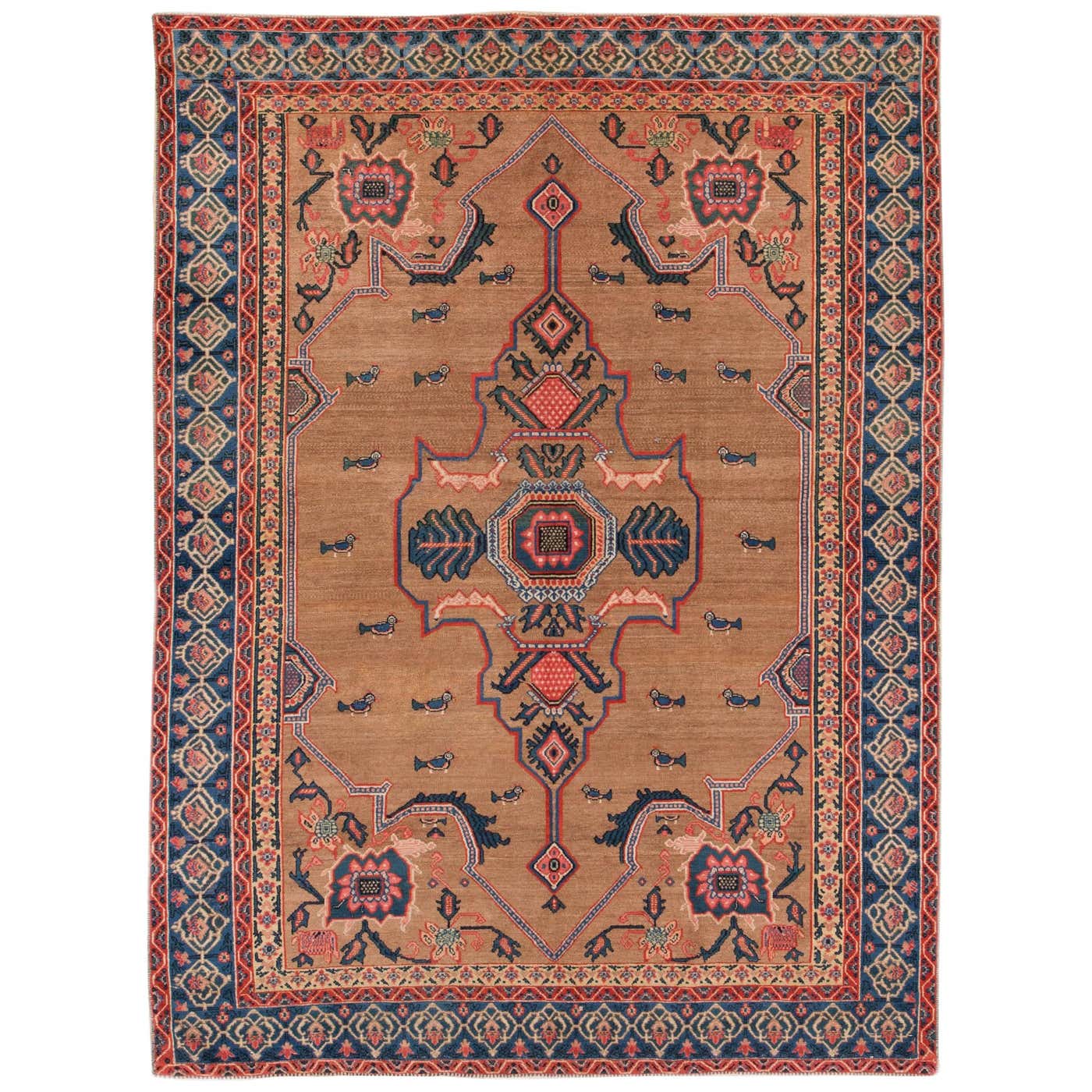 Beautiful Collectible Persian Senneh Rug For Sale at 1stDibs