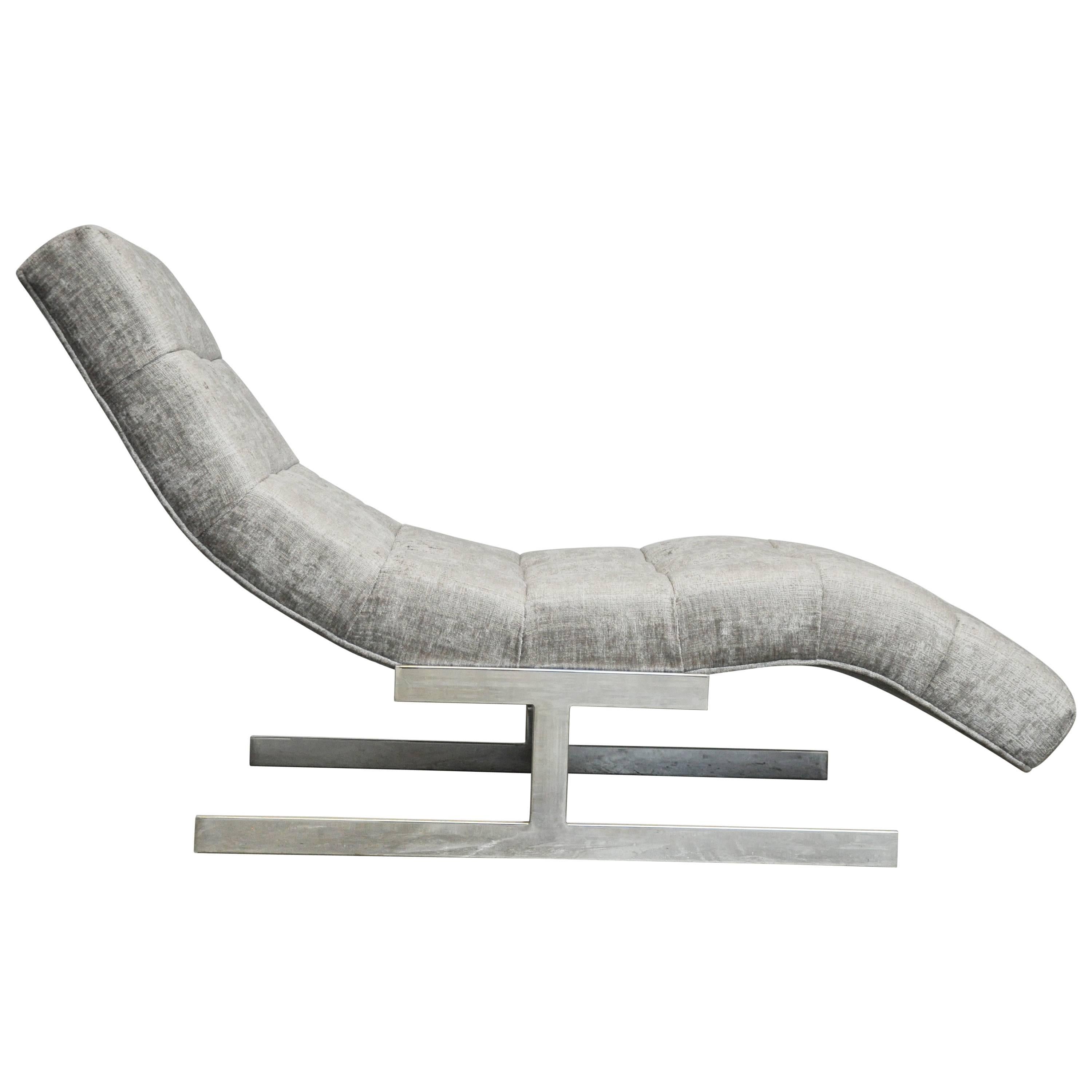 Milo Baughman Wave Chaise