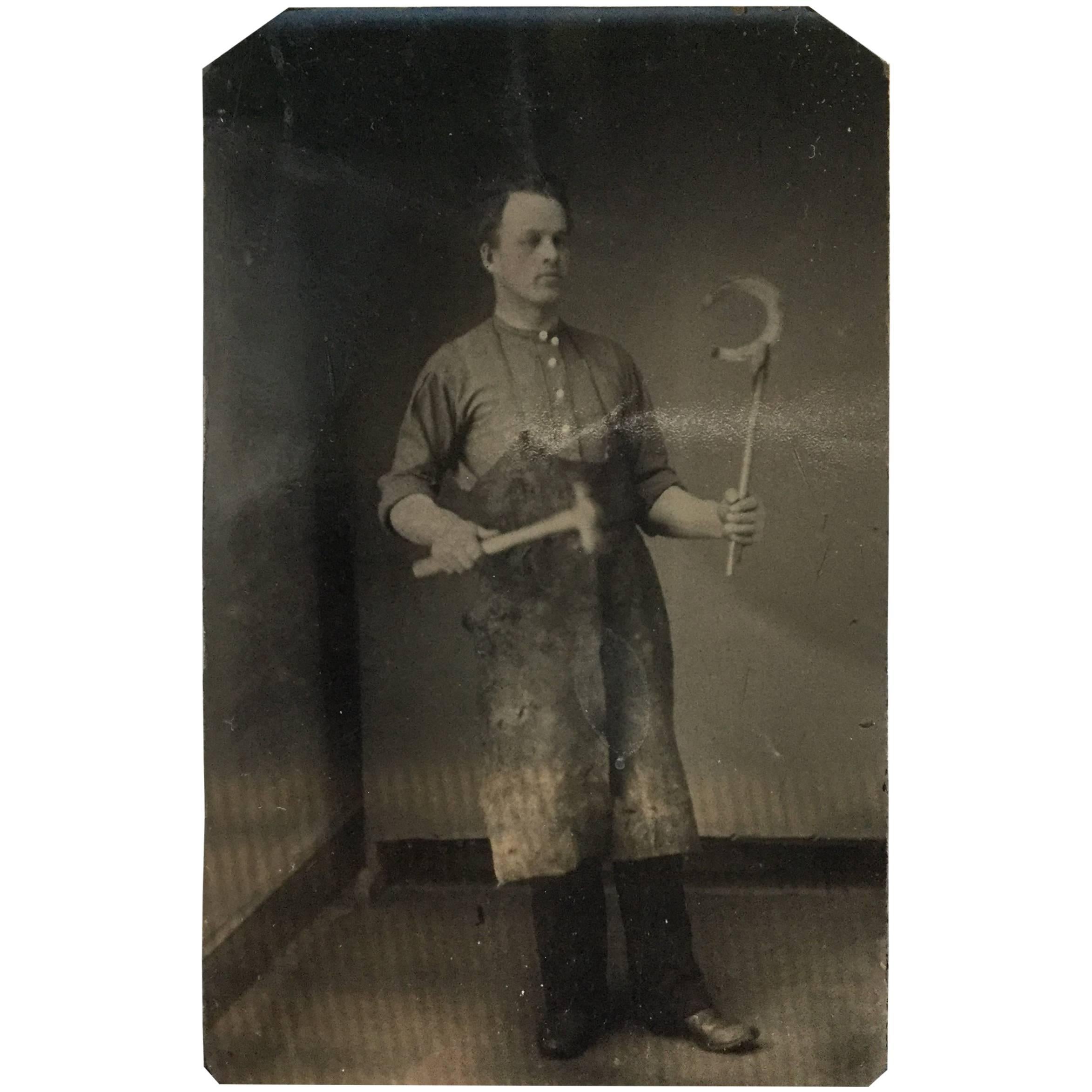 Occupational Tintype Ferrier Ironsmith For Sale