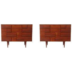 Gio Ponti Commodes, Pair 4