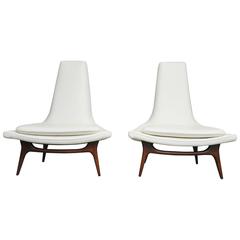 Karpen High Back Lounge Chairs 3