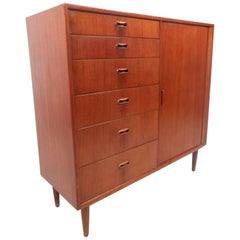 Mid-Century Modern Danish Teak Gentleman's Chest