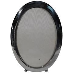 Fine Sterling Silver Oval Picture Frame 11